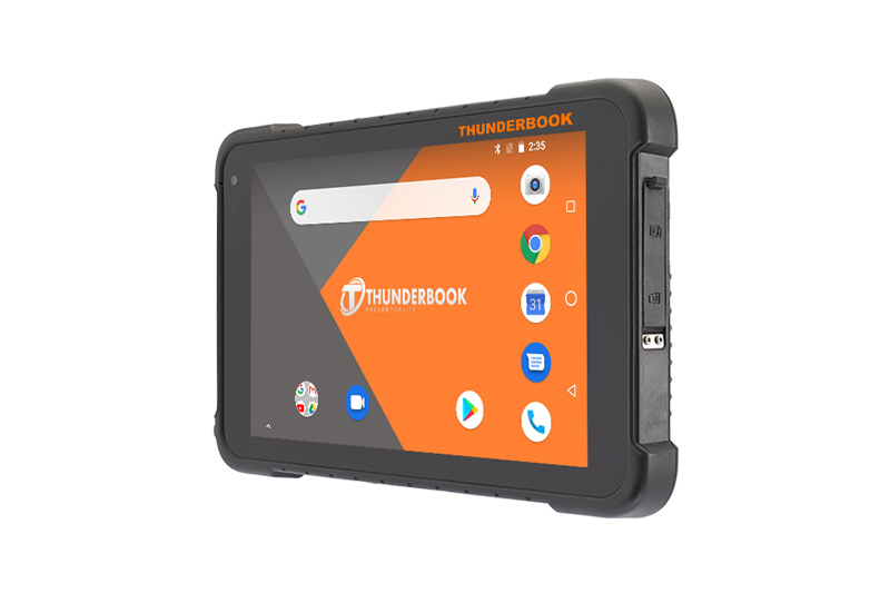 Tablet Rugerizada 8" COLOSSUS A801 Frontal derecha